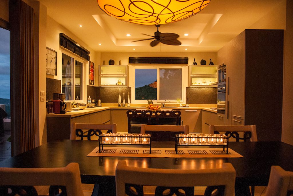 Bophut Ocean View Villa Kitchen