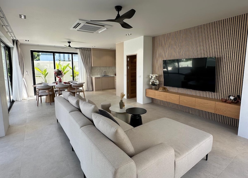 Bophut Pool Villa For Sale Living Space