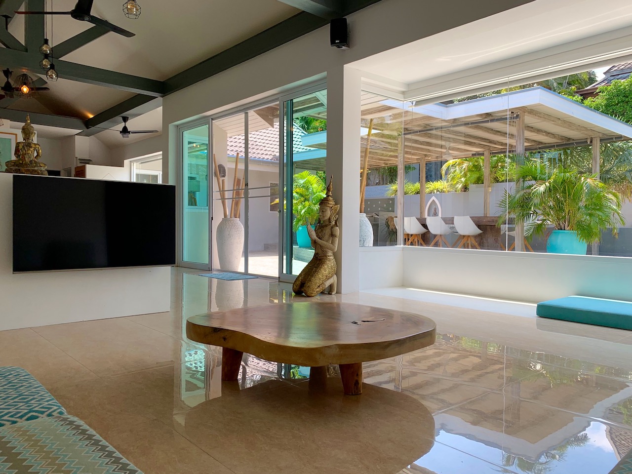 Bophut Pool Villa bophut pool villa Living Area