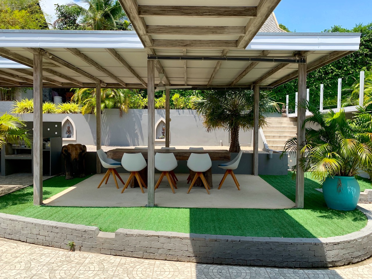 Bophut Pool Villa bophut pool villa Outdoor Dining