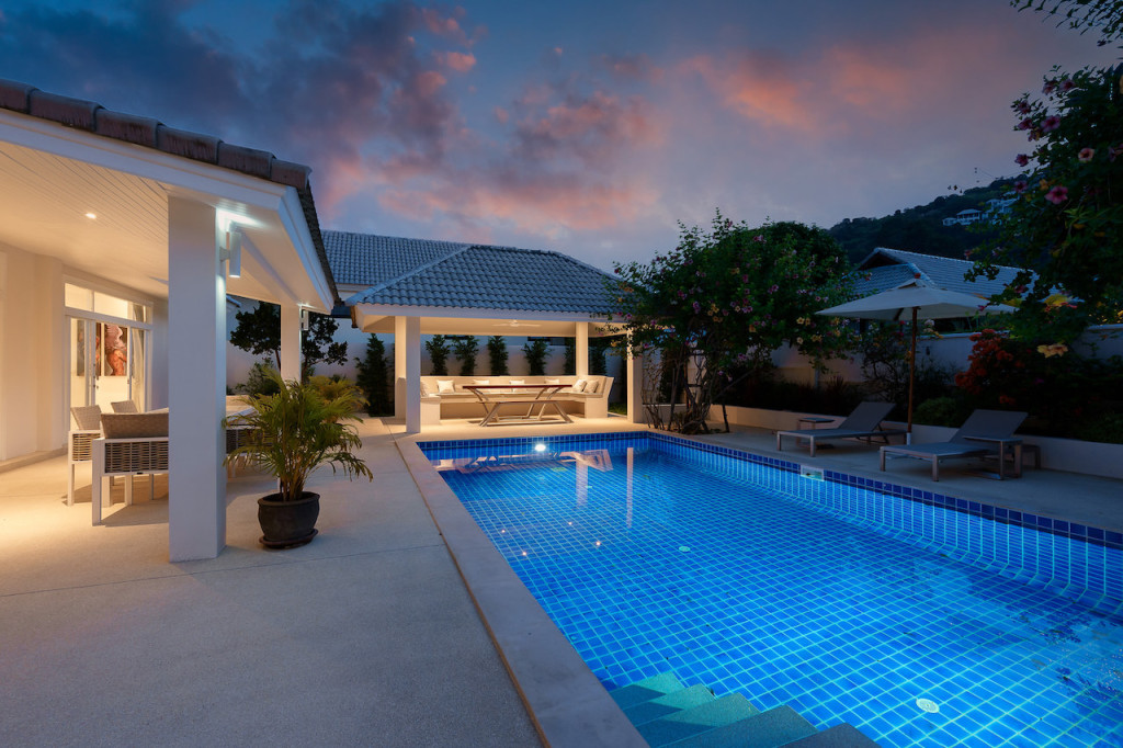 Pool At Night