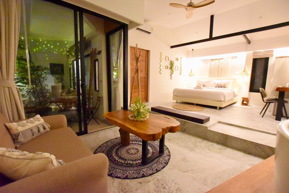Bophut Resort For Sale Bedroom Night