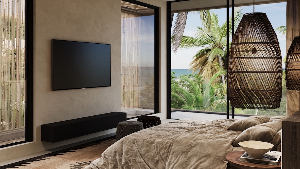 Bophut Sea View Villa In Koh Samui Bedroom