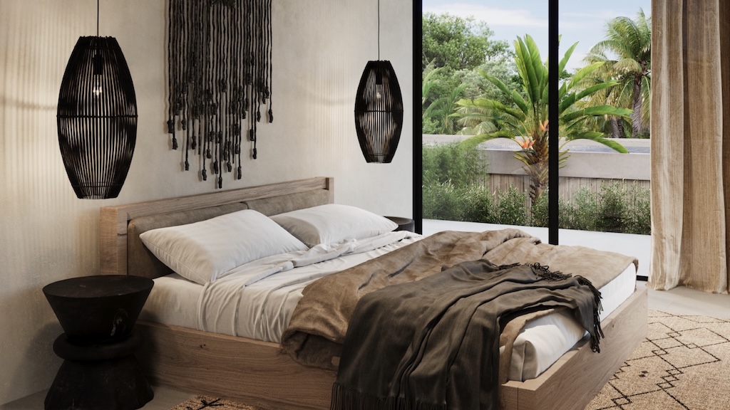 Bophut Sea View Villa In Koh Samui Bedroom