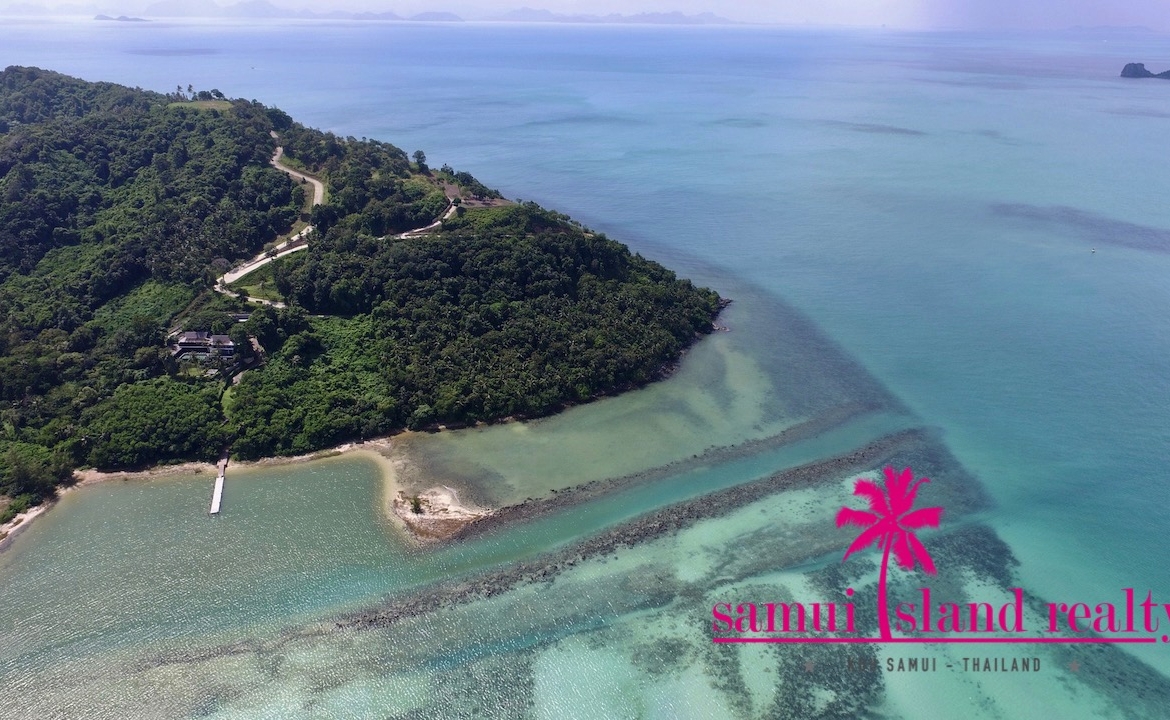 Breathtaking Oceanfront Land Aerial 3
