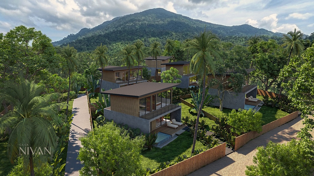Casa Nivan Villas Koh Phangan Site Render