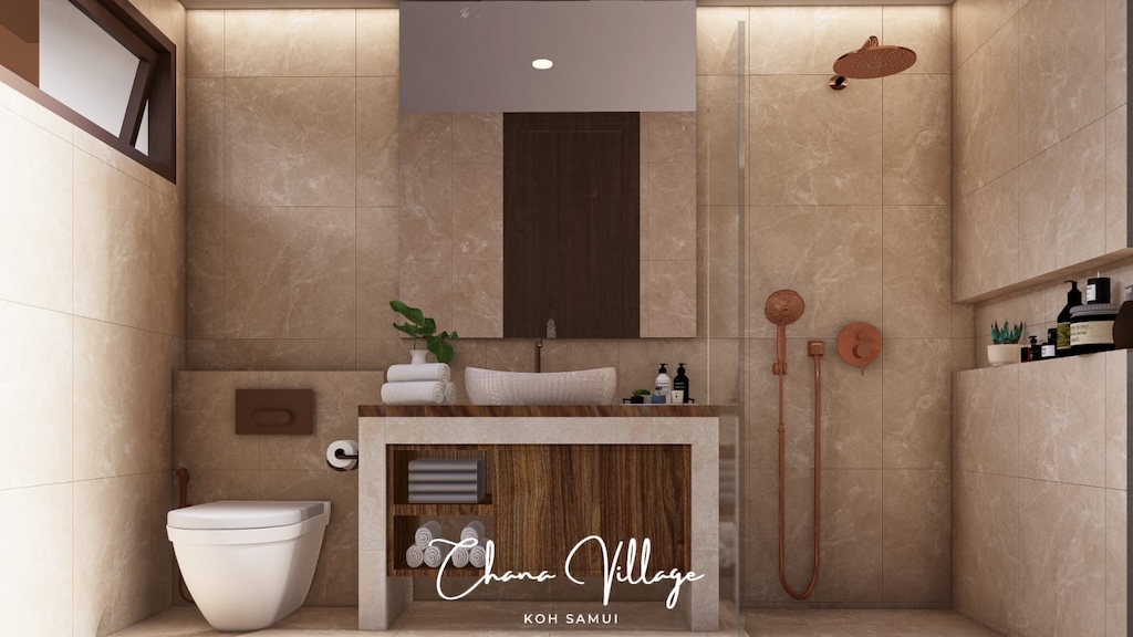 Chana Village Villas Koh Samui Bathroom