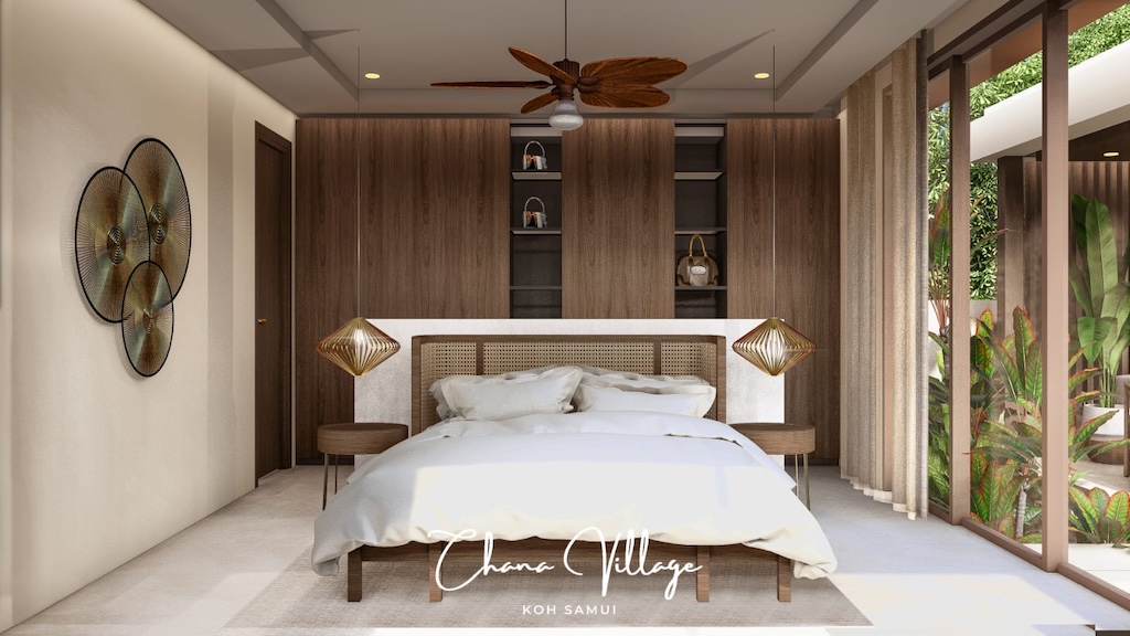 Chana Village Villas Koh Samui Bedroom