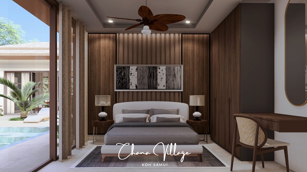 Chana Village Villas Koh Samui Bedroom