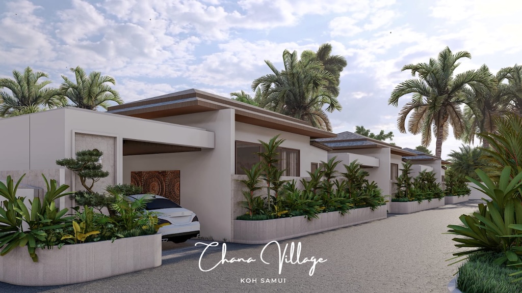 Chana Village Villas Koh Samui Parking