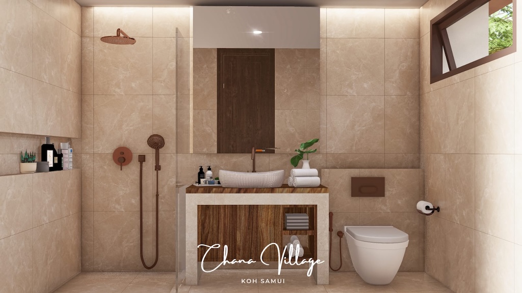 Chana Village Villas Koh Samui Bathroom