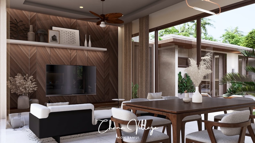 Chana Village Villas Koh Samui Lounge