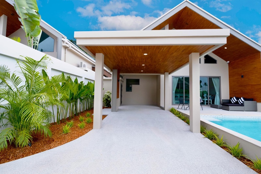 Chaweng Longterm Villa Rental Parking