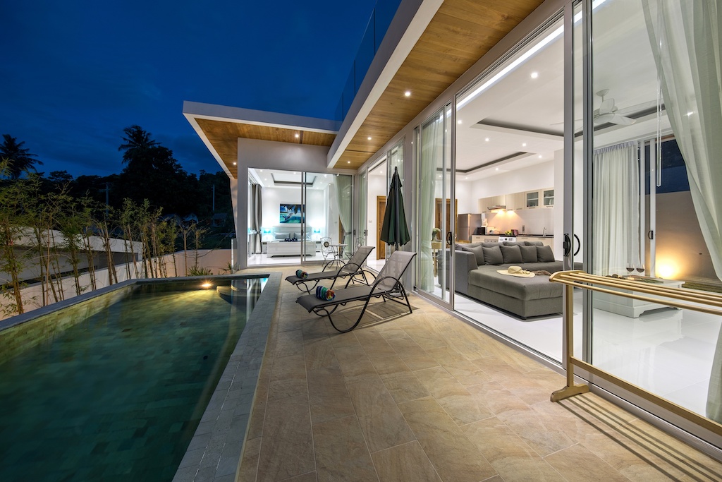 Chaweng Modern Sea View Villa For Sale – Residential All in Koh Samui (photo 1)