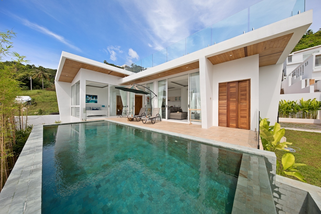 Chaweng Modern Sea View Villa For Sale – Residential All in Koh Samui (photo 9)