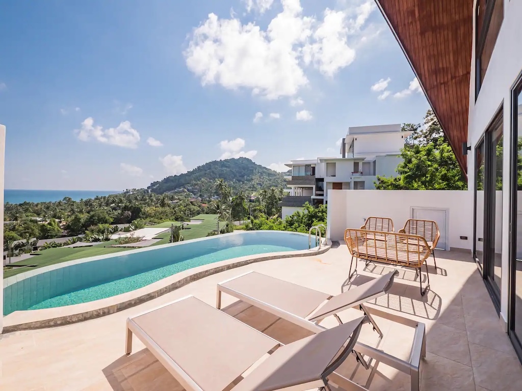 Chaweng Noi 2 Bed Villa Sun Loungers