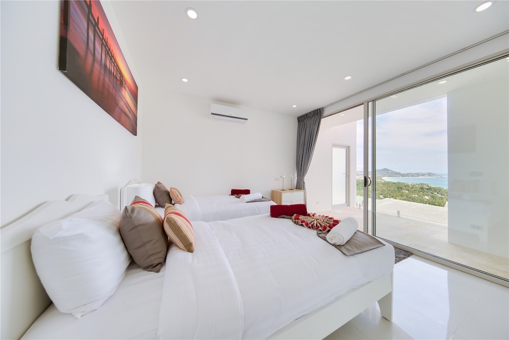 Chaweng Noi 3-Bed Sea View Property For Sale Bedroom