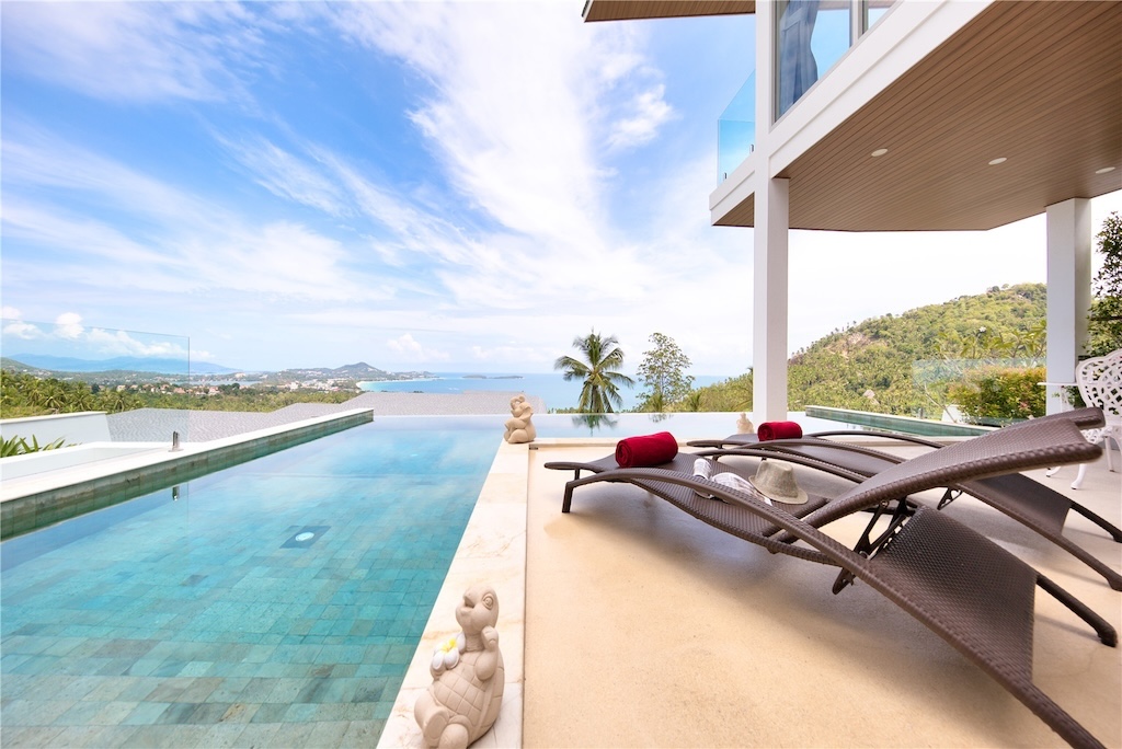 Chaweng Noi 3-Bed Sea View Property For Sale Pool