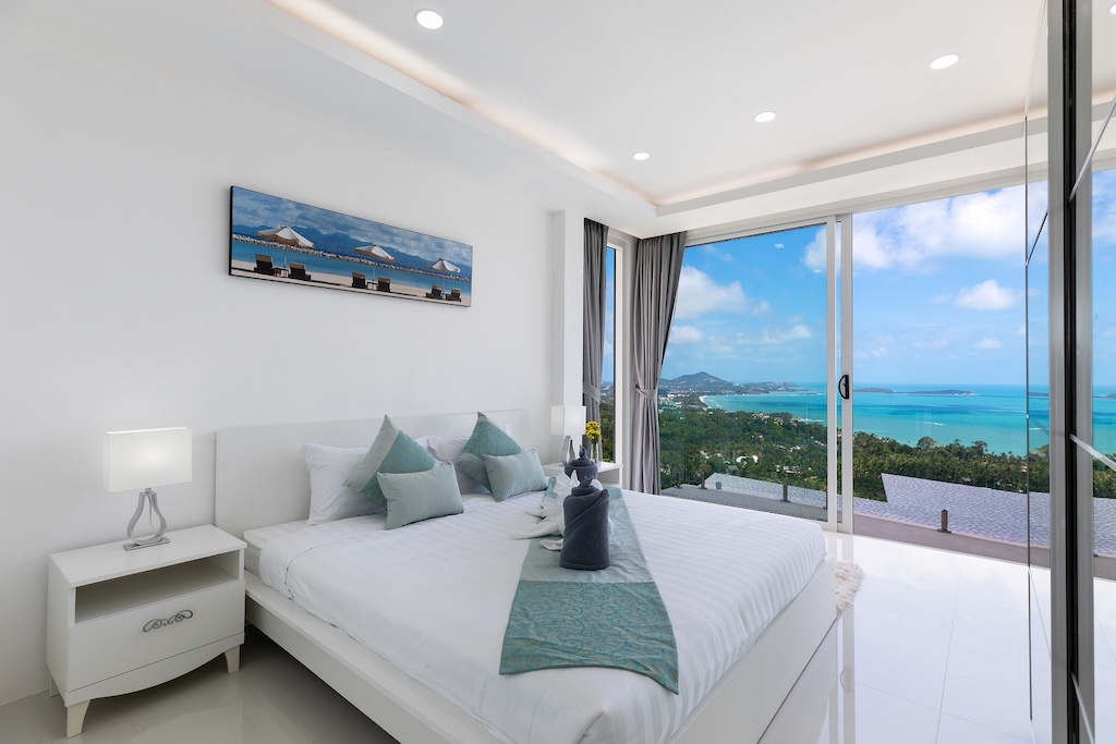 Chaweng Noi Ocean View Property For Sale bedroom