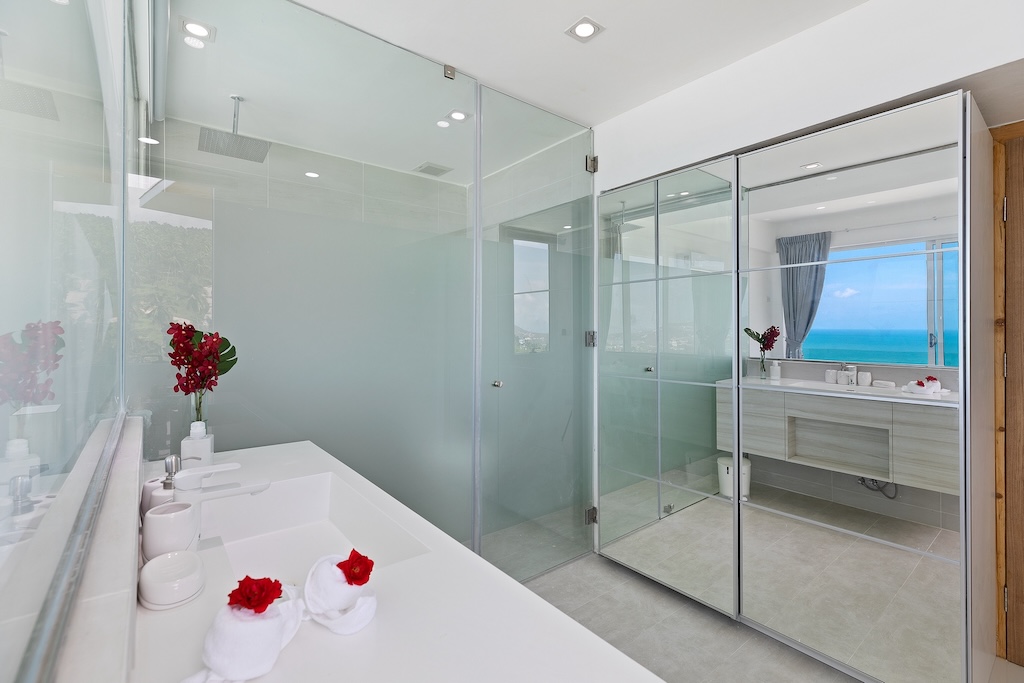 Chaweng Noi Ocean View Property For Sale Bathroom