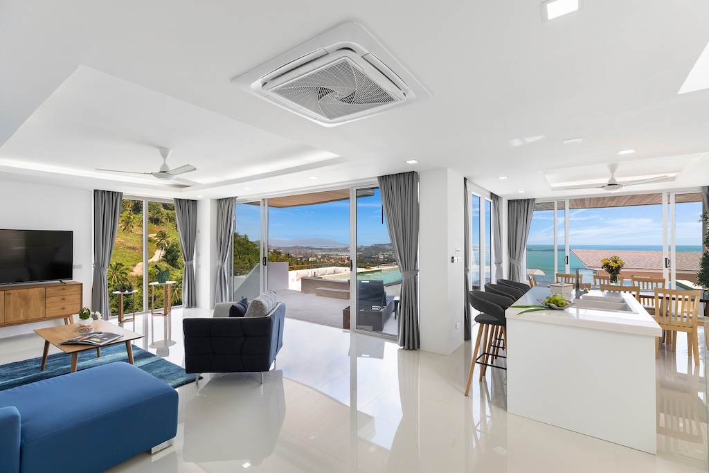 Chaweng Noi Ocean View Property For Sale Interior