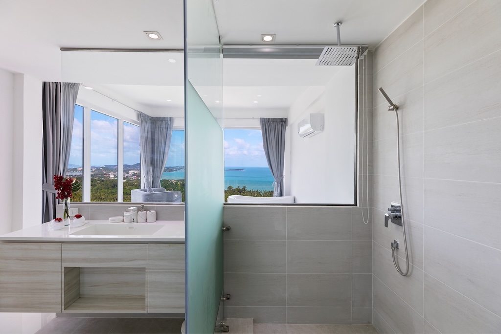 Chaweng Noi Ocean View Property For Sale Bathroom