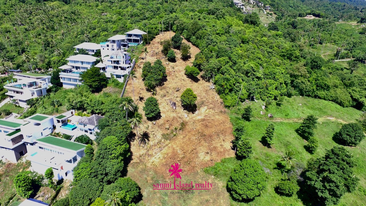 Chaweng Noi Sea View Land Aerial Image