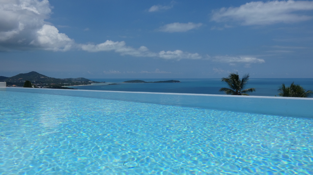 Chaweng Noi Sea View Villa For Sale Infinity Pool View