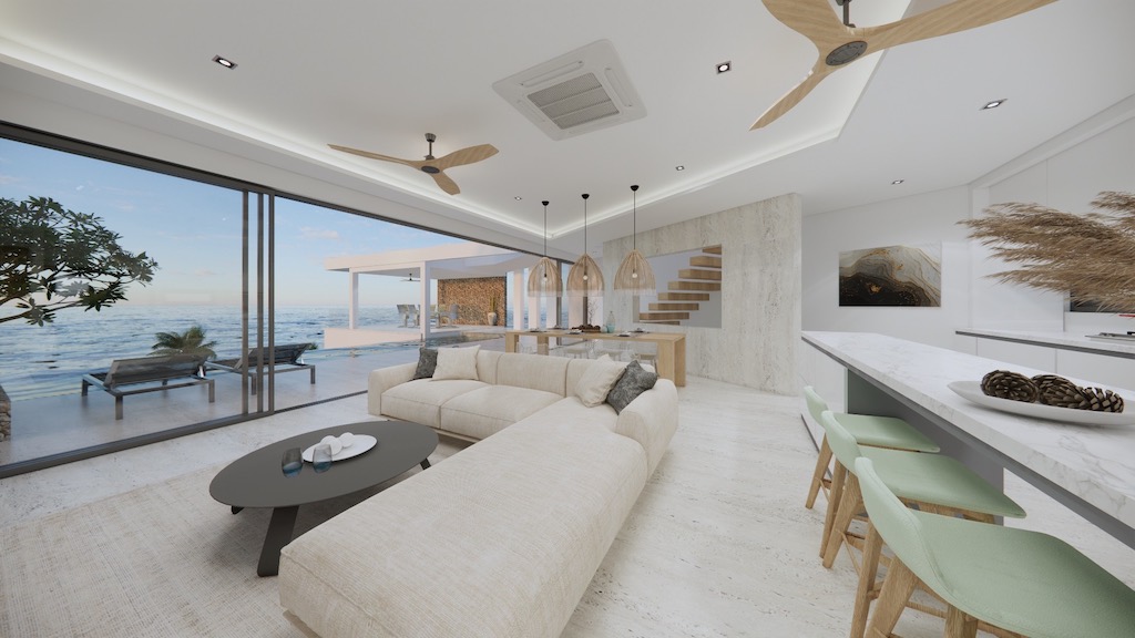 Chaweng Noi Villa Koh Samui Living Space