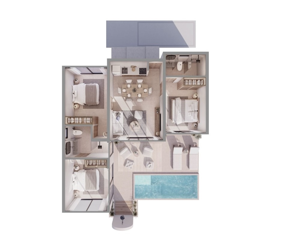Chaweng Noi Villas Floor Plan