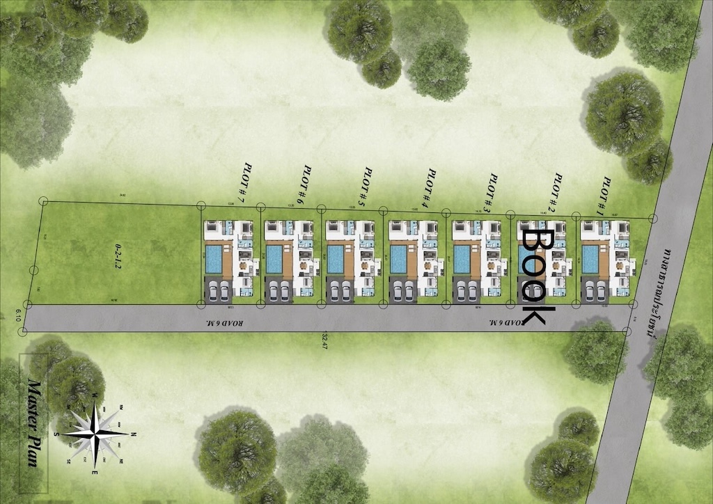 Chaweng Villas In Ko Samui Site Plan