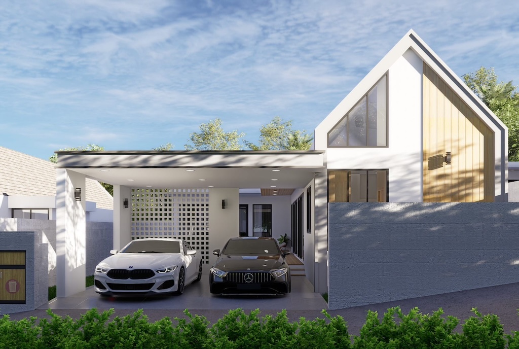 Chaweng Villas In Ko Samui Parking