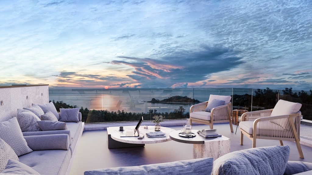 Choeng Mon Sea View Villas Terrace