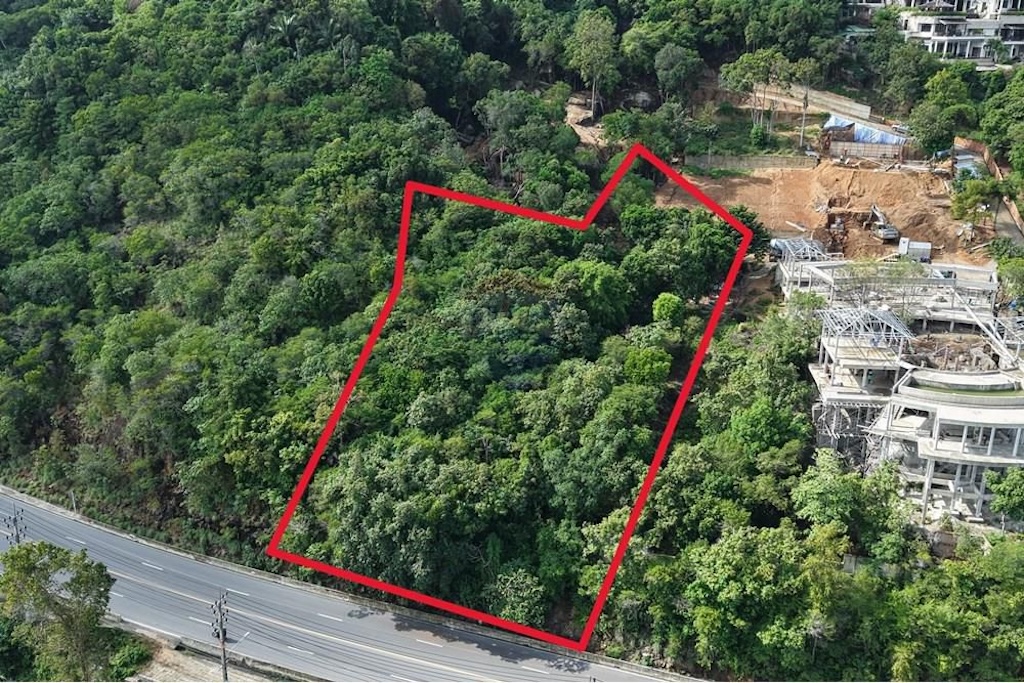 Coastal Land Plot For Sale In Koh Samui Boundary