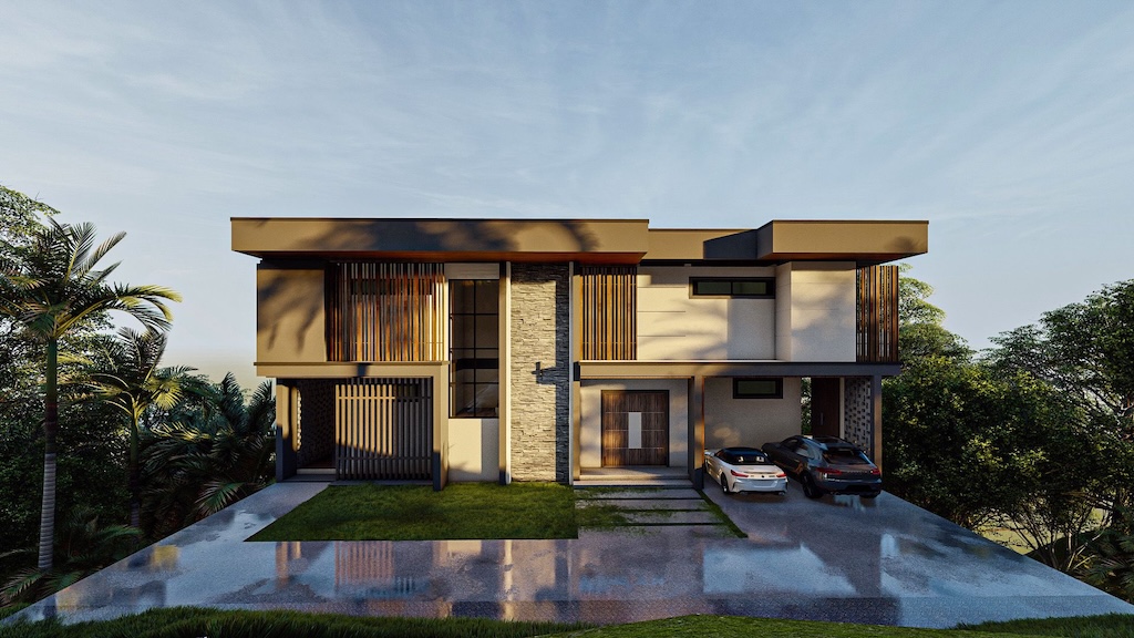 Coco Tropical Villas Bang Po Rear