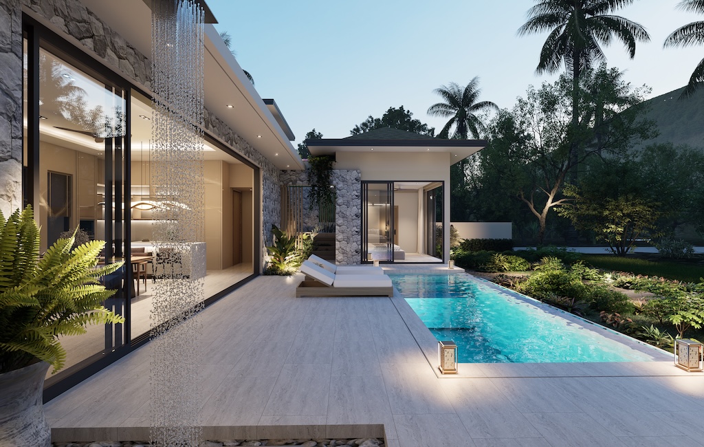 Cozy Pavilion Villas Lamai Pool Terrace