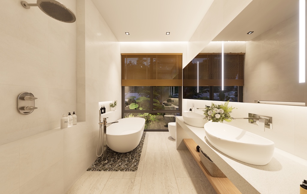 Cozy Pavilion Villas Lamai Bathroom
