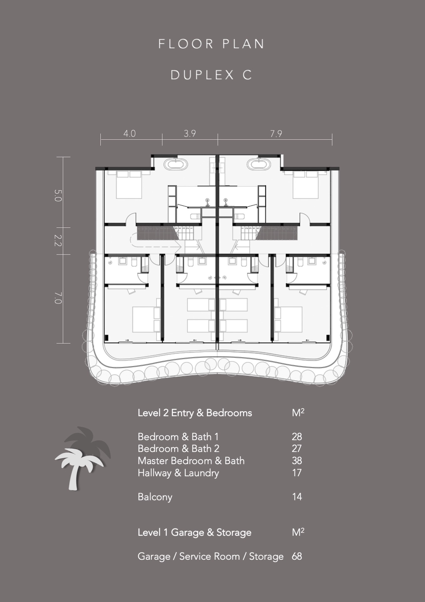 Darika Residence II Ko Samui Darika Duplex Lower Floor Plan