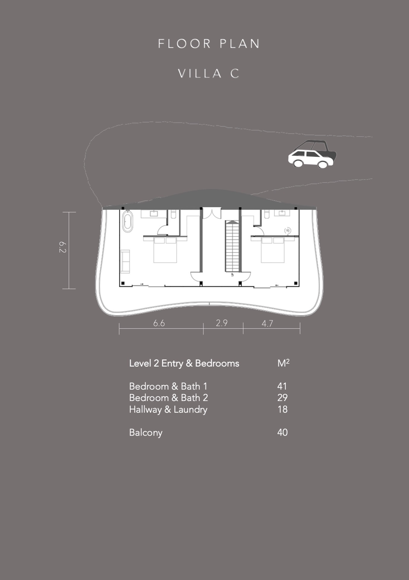 Darika Residence II Ko Samui Darika Type C Bedroom Plan