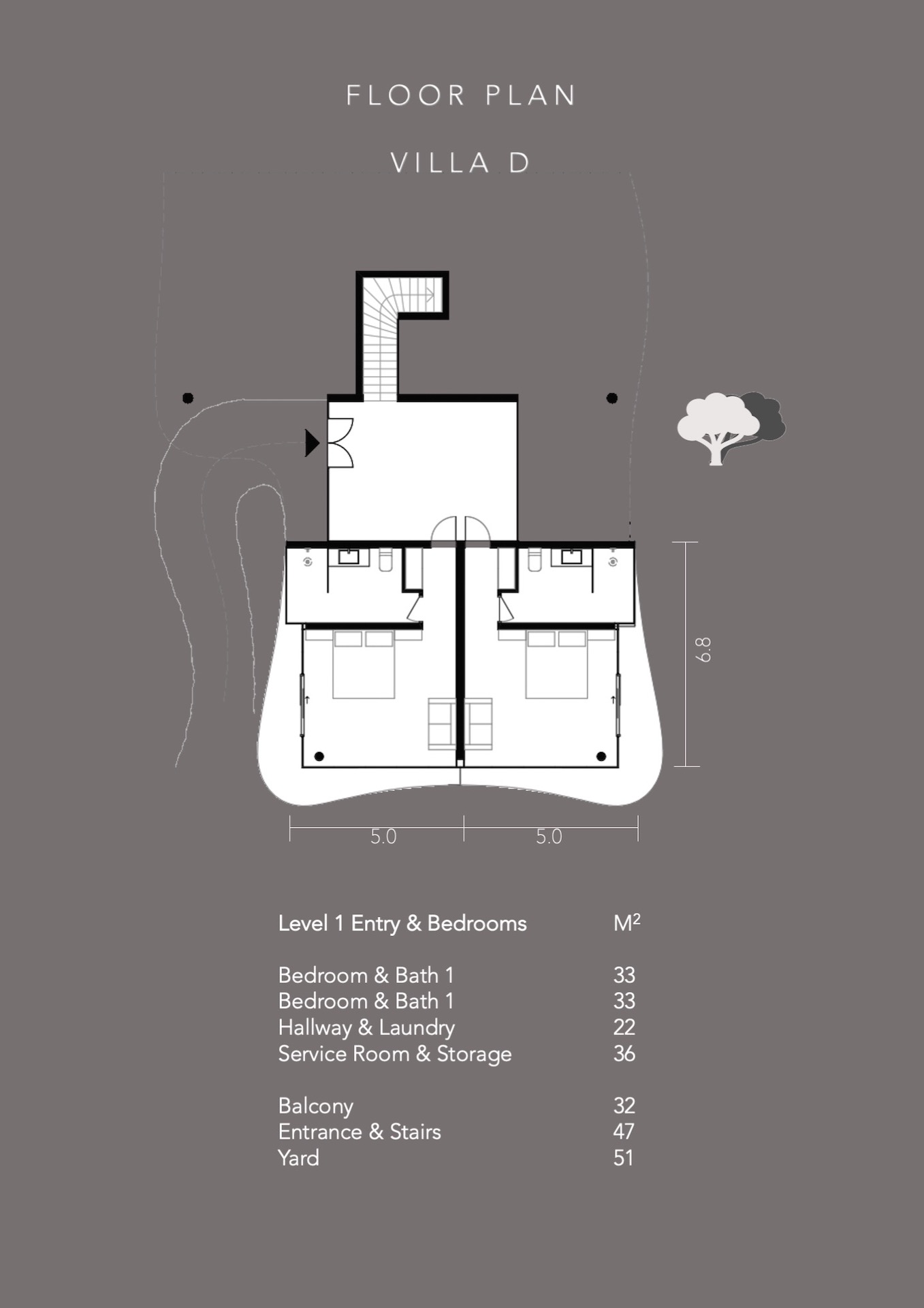 Type D Floor Plan Lower