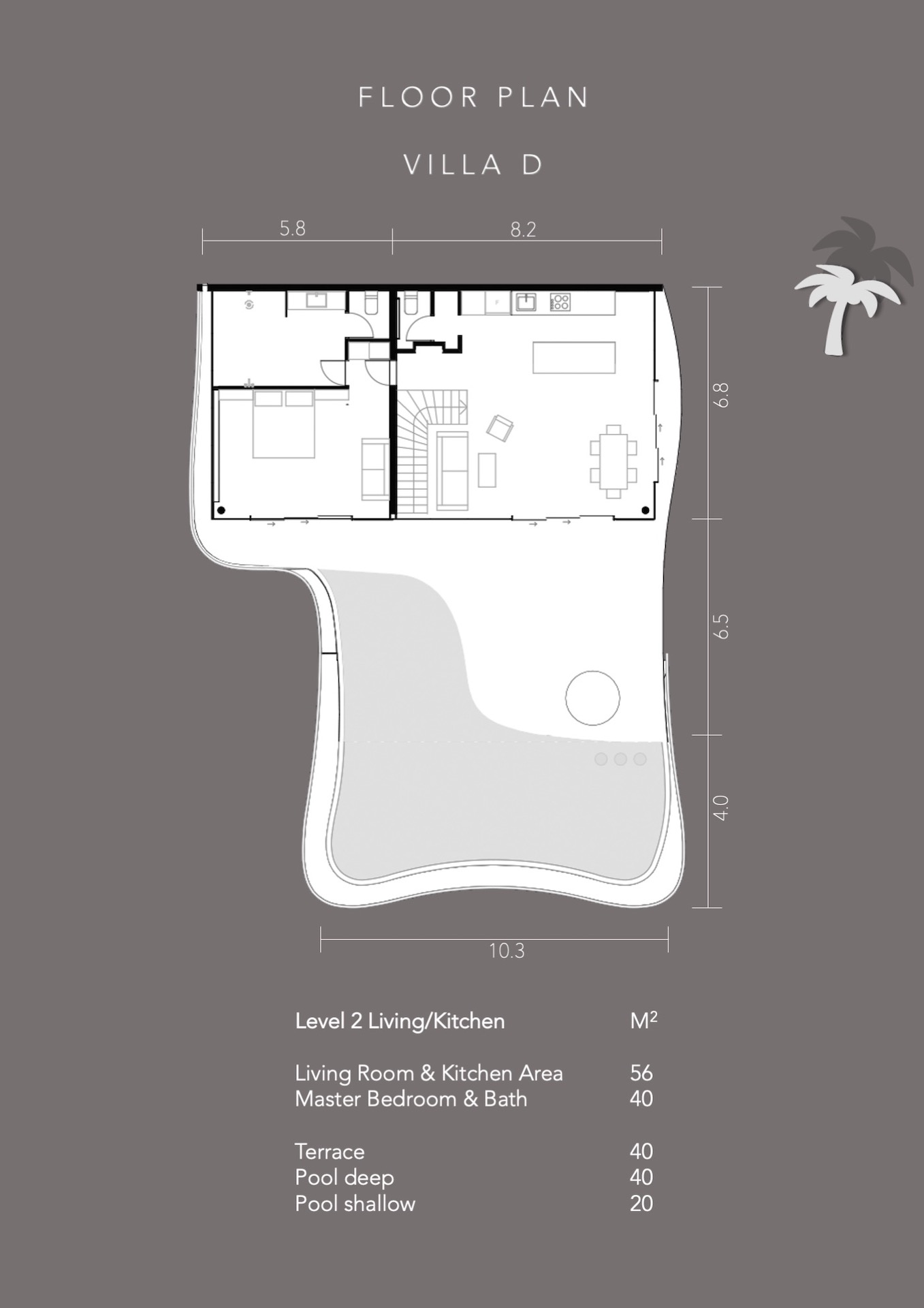 Type D floor Plan Upper