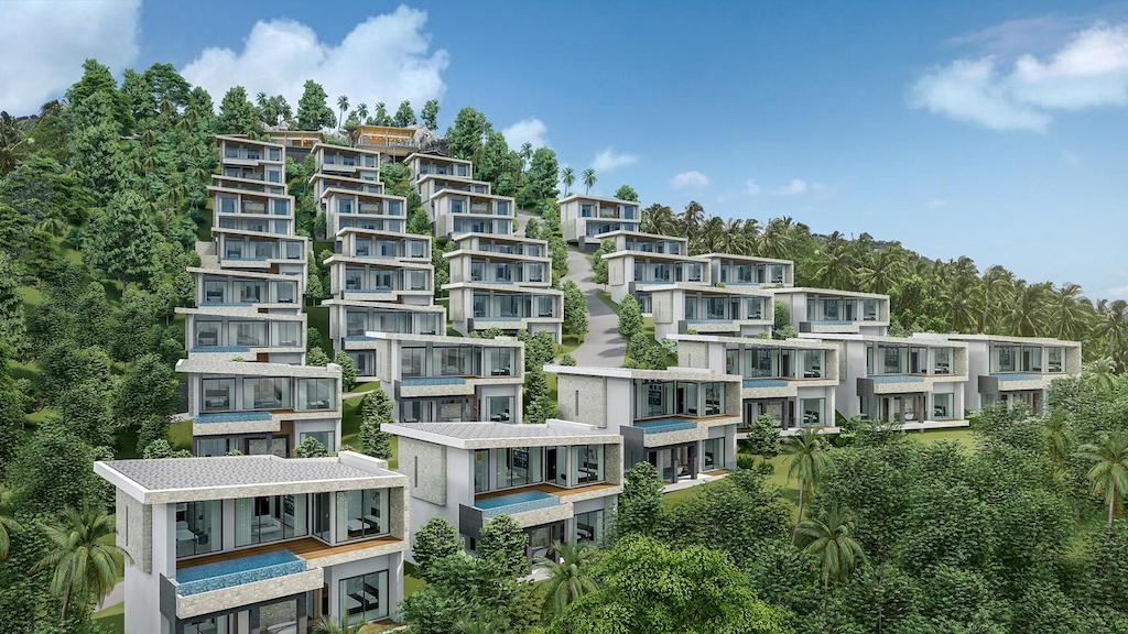 Dror Villas Koh Samui Site Render