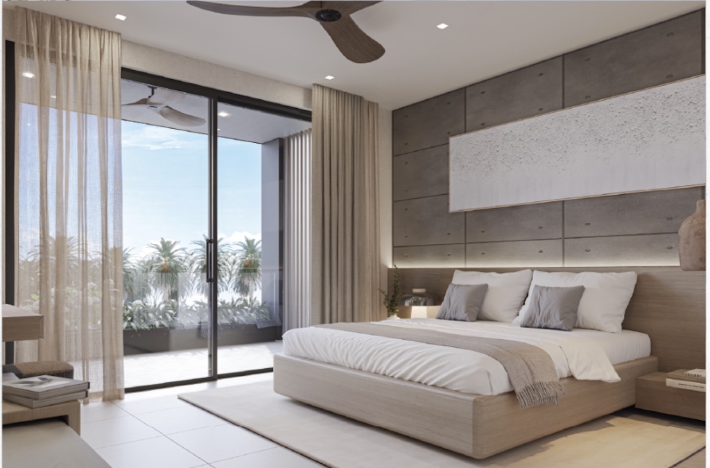 Duplex Apartments At Valentine Village Koh Samui Bedroom