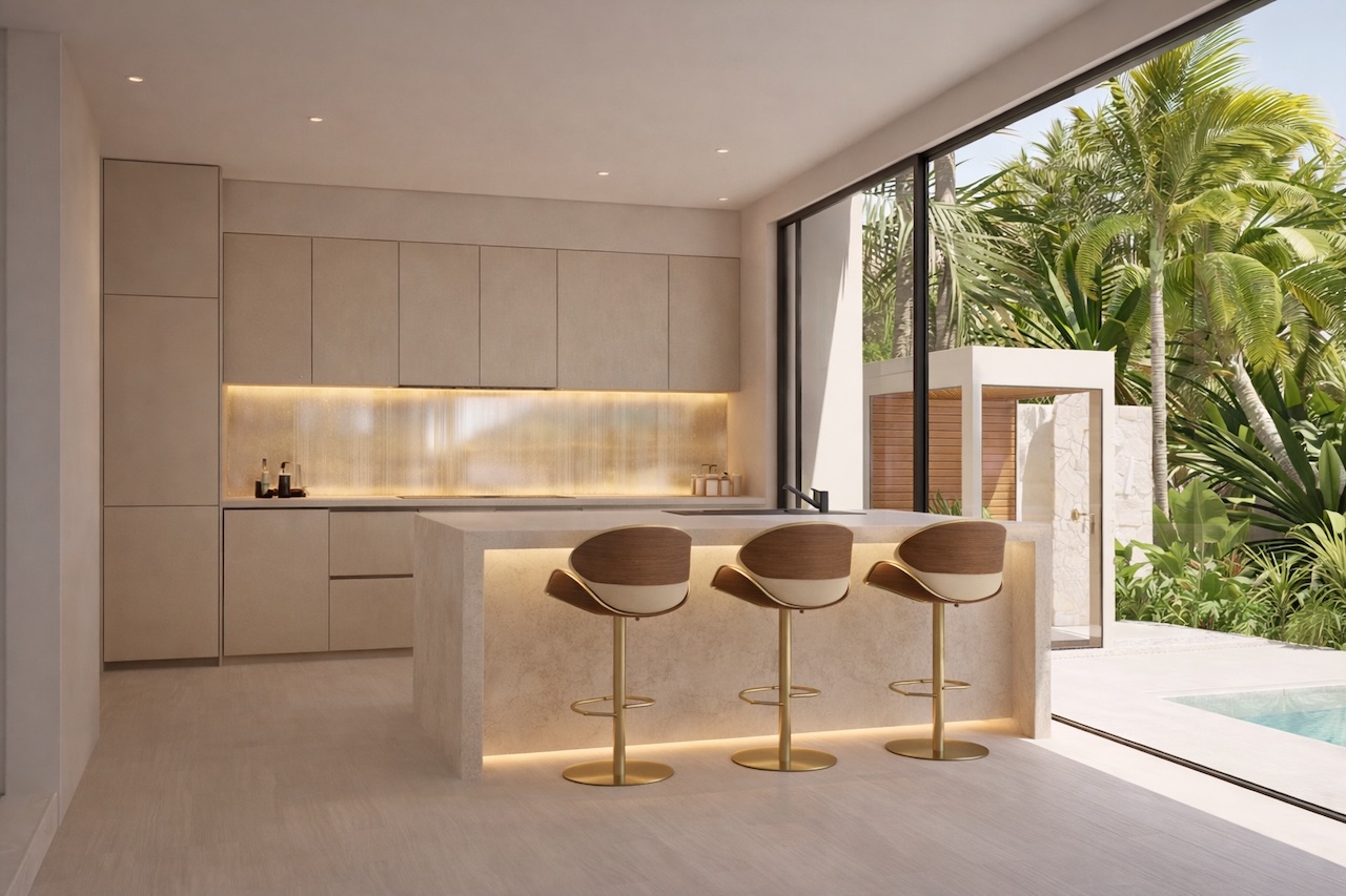 Eterno Koh Phangan 2-Bed Villas Breakfast Bar
