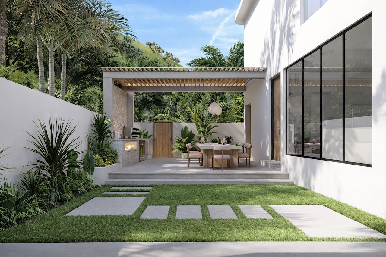 Eterno Koh Phangan 2-Bed Villas Outdoor Area