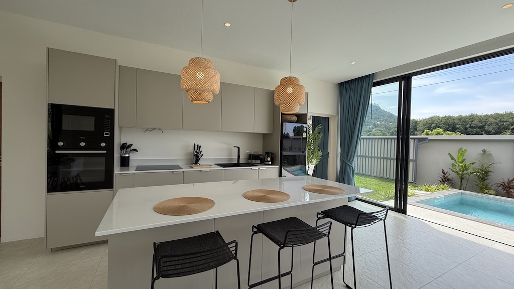 Exquisite Koh Samui Pool Villa Kitchen