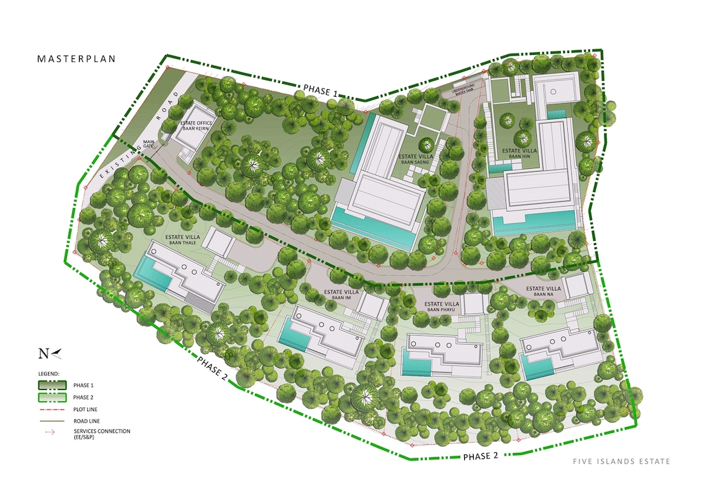 Five Islands Estate Ko Samui Site Plan