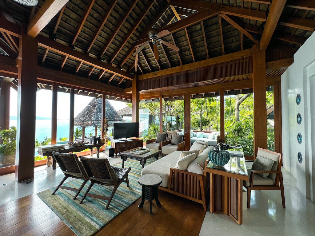 Four Seasons The Estates Koh Samui Living Area