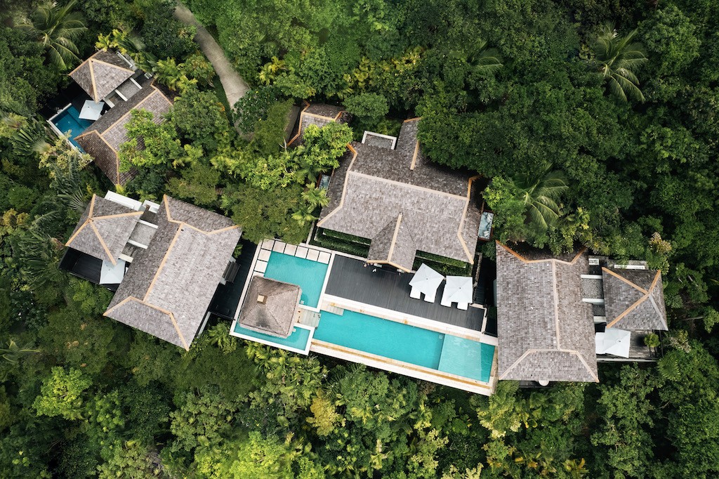 Four Seasons The Estates Koh Samui Aerial Above