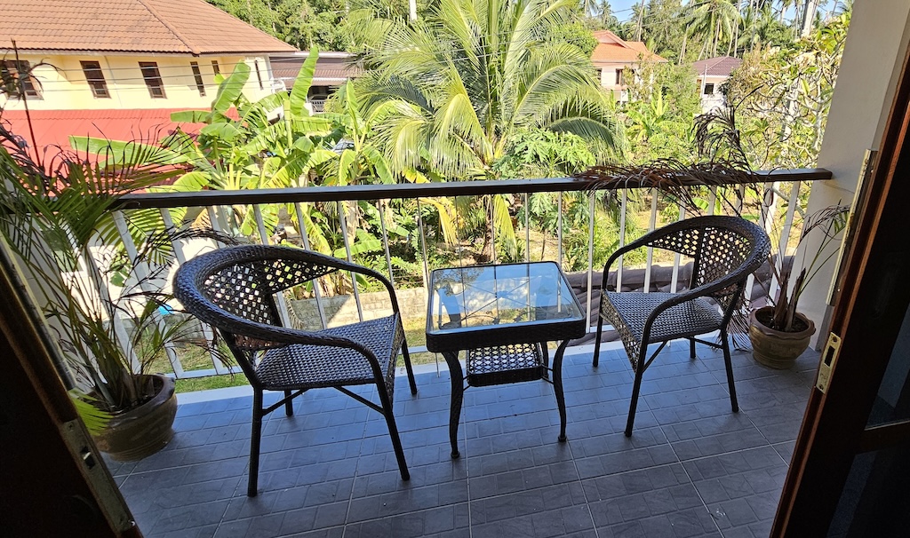 House For Sale In Tongkrut Koh Samui Bedroom Balcony